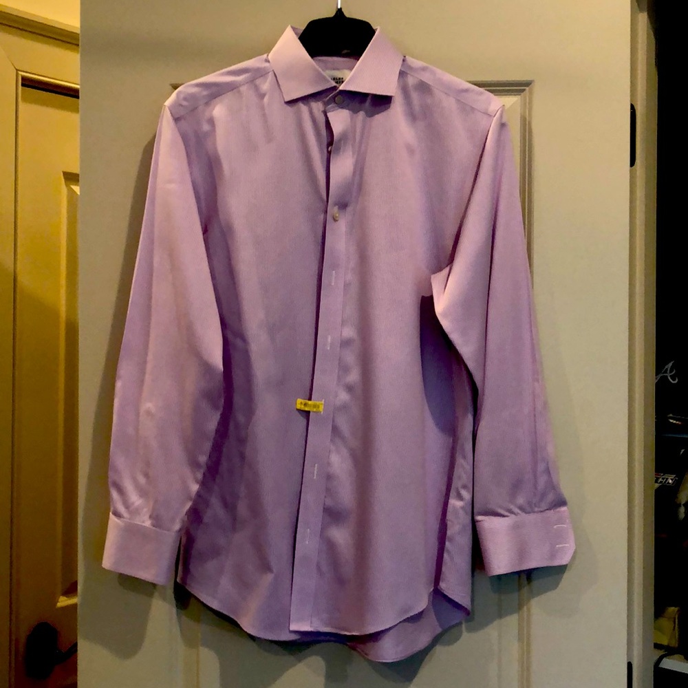 Charles Tyrwhitt 15.5 32/33 dark pink design